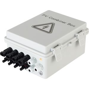 Quadro Combinatore Fotovoltaico per Impianti Solari On/Off Grid, 4 Stringhe, Fusibile 15A, Interruttore Automatico 63A, Protezione da Fulmini e Connettore di Messa a Terra - Product Image 4