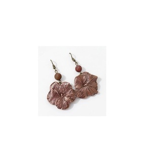 Nouvelles boucles d'oreilles légères en cuivre style bohème pour la collection automne 2025 – Idéales pour les fêtes du Nouvel An – Bijoux vintage de Chine - Product Image 4