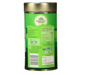 Té Verde Tulsi Clásico Orgánico de la India, 100 g, Paquete de 25 Bolsitas de Té Tulsi de 1.74 g, 43.5 Gramos, Miel y Manzanilla - Product Image 2