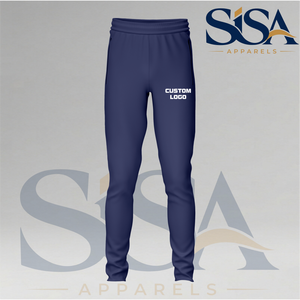 Custom Dark Blue Regular Fit Trouser <b>Pant</b> Cotton Double Jersey Sportswear Summer Quick Dry From Pakistan - Product Image 2