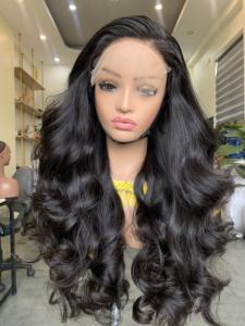 Extensions de cheveux humains vierges Remy vietnamiens ondulés et volumineux, longueur aux épaules, partie C, double trame machine, toutes couleurs disponibles - Product Image 2