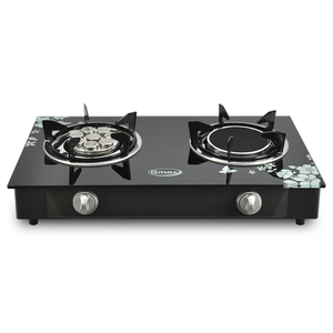 GAS <b>STOVE</b> Portable Infrared+Turbo 2-Burner GL-702TI LPG/Natural Glass/Ceramic Knob Safe for Home/Hotel/Restaurant/Cooker Use - Product Image 4