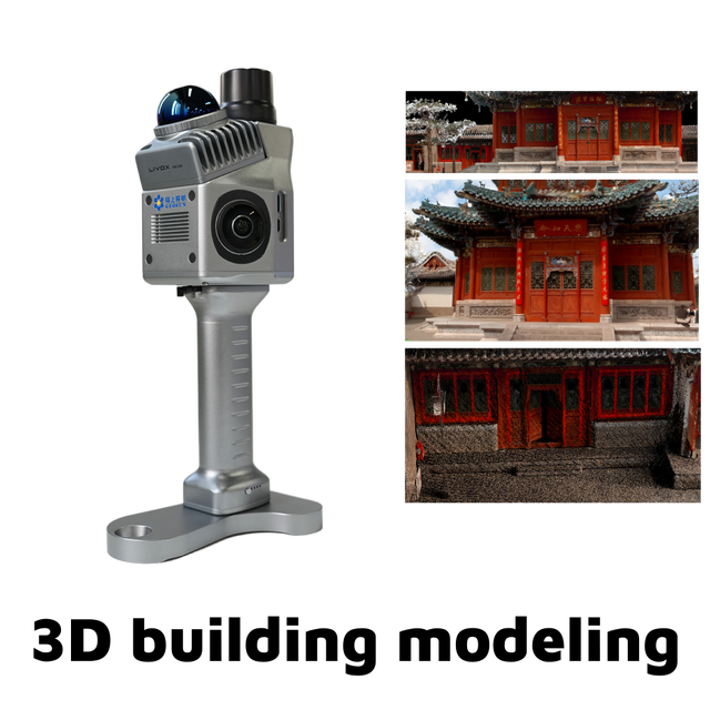 Industrial Grade GS-200G Handheld SLAM LiDAR 3D Scanner GNSS Receiver High Accuracy (1cm Relative) for Architecture Modeling