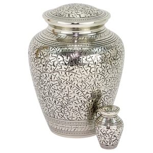 Urne funéraire élégante pour adultes, de forme gracieuse, pour les services commémoratifs, les cendres de crémation et les hommages durables - Product Image 4