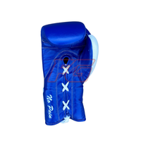Guantes de MMA No Boxing No Life, de Cuero Vacuno Genuino, con Cordones, Agarre Elástico, Absorción de Humedad, Transpirables, para Entrenamiento y Combate
