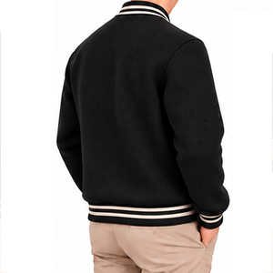 <b>Men</b> Wool Varsity Bomber <b>Jacket</b> OEM ODM Custom Color Size Design Wholesale Factory Supplier Winter Casual Outerwear <b>jackets</b> - Product Image 6