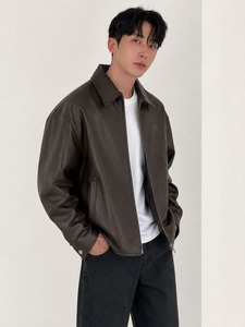 Chaqueta de Cuero Premium con Construcción Ligera, Tacto Suave y Rendimiento Confiable para el Día a Día, Cuero de Alta Calidad - Product Image 5