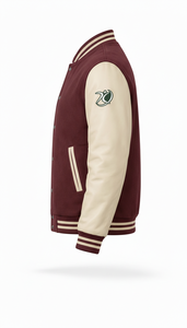 Ropa al por mayor de estilo americano sostenible con forro acolchado y parches bordados, estética de béisbol - Product Image 3