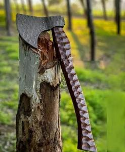 Hacha Vikinga Auténtica NM con Cabeza de Cuchilla, Construcción de Acero Premium de Grado Industrial para Exteriores, Reenactamiento Histórico y Exhibición - Product Image 4