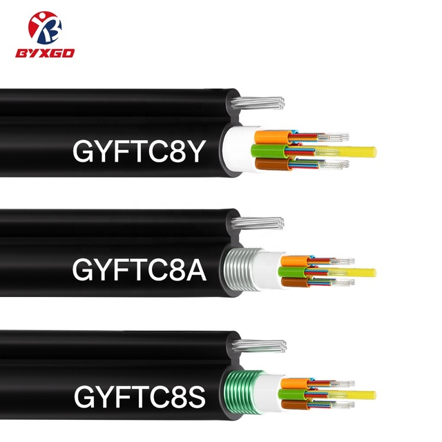 ISP Figure 8 Fiber Optic Cable GYFTC8Y GYFTC8A GYFTC8S Self Supporting Non Metallic Outdoor Aerial Optical Cable
