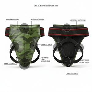 Sports OEM ODM Custom MMA Groin Guard Cup Professional Martial Arts Protective Gear for Boxing Kickboxing Wrestling Groin Guard - Product Image 2