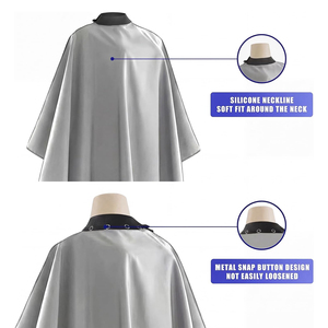 Cape de coiffure avec trous pour les bras, qualité supérieure, usage professionnel en salon, vente en gros, personnalisation, OEM, ODM 2026 - Product Image 6