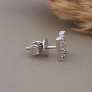 Premium Design Round Cut Diamond <b>Earrings</b> <b>Fine</b> Diamond Jewelry for Women's from Indian Supplier & Manufacturer - Product Image 2