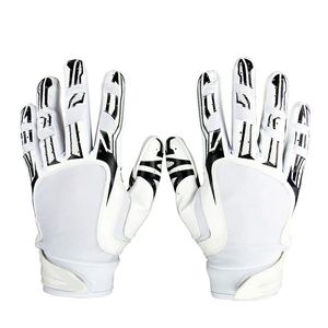 Guantes de Fútbol Americano de Primera Calidad, Último Modelo, Antideslizantes, Diseño Personalizado, Cierre de Gancho y Bucle, Agarre Antirarrugas - Product Image 1