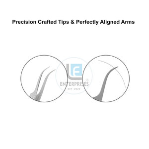 En stock, pinces à cils de haute performance, outils faits à la main, pinces à cils pour extensions de cils - Product Image 4