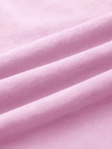 Nouveau pantalon streetwear rose en coton doux, taille élastiquée, coupe ample, élégant, respirant, double taille, en molleton bouclette large - Product Image 2