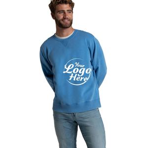 Nueva Llegada, Sudaderas Ligeras Personalizadas, Sudadera de Cuello Redondo con Logotipo Bordado, Sudadera para Hombre que Absorbe la Humedad, Forro Polar Eversoft - Product Image 4