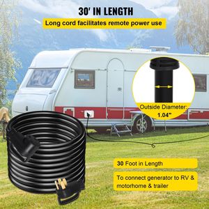 Cavo di Prolunga RV Resistente da 30 Piedi 50 Ampere con Connettore Modellato e Maniglie - Product Image 4