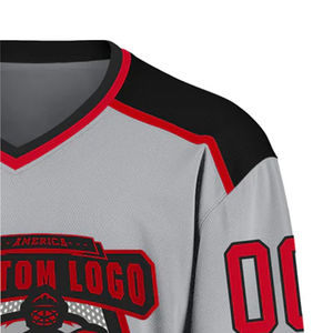 Ensemble de hockey sur glace de haute qualité pour hommes, maillot de sport d'extérieur personnalisé brodé pour jeunes, kit uniforme personnalisé OEM pour adultes - Product Image 2