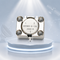Circulateur RF à isolation élevée 5-10 GHz, isolation 23 dB, VSWR 1.20, composant passif compact pour systèmes micro-ondes