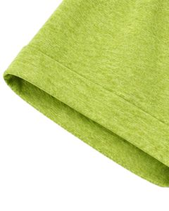 Camiseta Casual Personalizada para Mujer, Cuello en V, Color Verde Lima, Manga Corta, Mezcla de Algodón, Suave y Ligera, con Bolsillo, Cómoda para el Uso Diario en Verano - Product Image 6