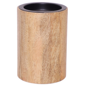 Hurricane Candleholder Wood Round Handmade Religious Activities CS-032 - Product Image 2
