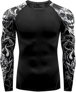 เสื้อรัดกล้ามเนื้อสำหรับผู้ชาย ออกกำลังกาย ฟิตเนส แรชการ์ด ชุดกีฬา - Product Image 1