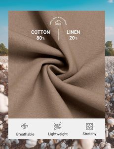 Trendy <b>Men's</b> Casual <b>Lounge</b> <b>Trousers</b> Breathable Cotton Knit Sleep Pants Relaxed Fit Mid Straight Eco-Friendly Quick Dry Homewear - Product Image 5