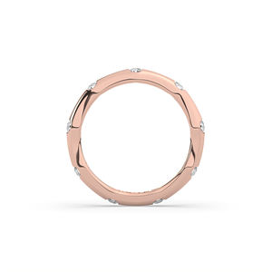 แหวนเพชรเลี้ยงในห้องปฏิบัติการ 0.32 กะรัต ขายส่ง ทองคำแท้ 14K 10K ทรงกลมเจียระไนแบบบริลเลียนท์ ดีไซน์สวยเก๋ไม่ซ้ำใคร เครื่องประดับผู้หญิงคุณภาพสูงจากโรงงาน - Product Image 3