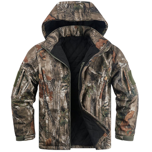 Chaquetas de Caza de Manga Larga con Estampado, Resistentes al Agua, al Viento y de Alta Calidad para Otoño, con Múltiples Bolsillos y Aislamiento Térmico para Actividades al Aire Libre - Product Image 1