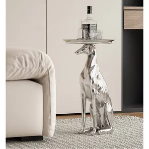 Escultura de Fuente Moderna y Artística de Aluminio Chapado en Oro, Pieza Decorativa Elegante para Villas y Apartamentos de Lujo, Hecha a Mano - Product Image 4