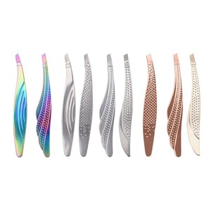 Pinzas para Cejas, Pinza para Depilar, Pinza para Cejas Oblicua de Acero Inoxidable Personalizada 2026, Herramientas de Maquillaje - Product Image 1