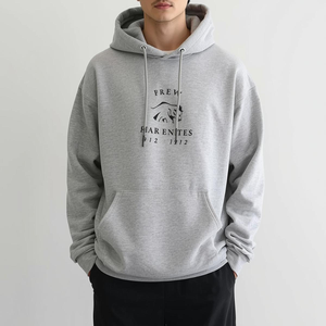 เสื้อฮู้ดดี้โอเวอร์ไซส์ผ้าโพลีเอสเตอร์ผสมคอตตอนแบบกำหนดเอง เสื้อสเวตเชิ้ตแบบสวมลำลอง - Product Image 3