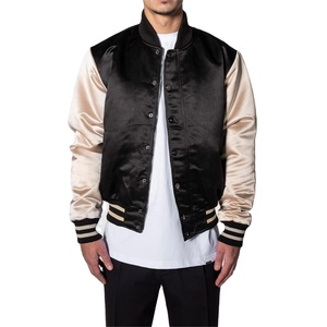 Chaqueta Varsity para Hombre y Mujer, Diseño Clásico, Impresión de Logotipo Personalizado, Impermeable, Transpirable, Botones de Cristal Vintage para Equipos Deportivos - Product Image 3
