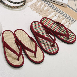 ผู้ผลิตเวียดนาม รองเท้าแตะผักตบชวา เป็นมิตรกับสิ่งแวดล้อม รองเท้าแตะชายหาดสำหรับโรงแรม ขายส่งจำนวนมาก โรงงานส่งออก - Product Image 2