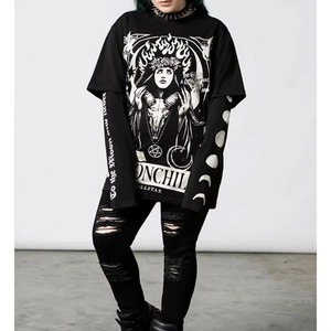 เสื้อยืดแขนยาวทรงโอเวอร์ไซส์สองชั้น สไตล์ใหม่ ยูนิเซ็กส์ ผ้าฝ้าย 100% ระบายอากาศได้ดี เป็นมิตรกับสิ่งแวดล้อม สำหรับผู้ชาย - Product Image 3