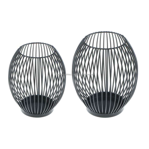 Iron <b>Wire</b> Circle Hanging Candlestick Taper Candle <b>Holders</b> - Product Image 1