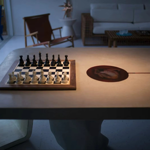 ILAHI's Eco-Friendly Rustic Polished Rectangle <b>Chess</b> <b>Board</b> Game 100% Handmade Pure Wood Animal/Love Style Customized Size <b>Chess</b> - Product Image 1