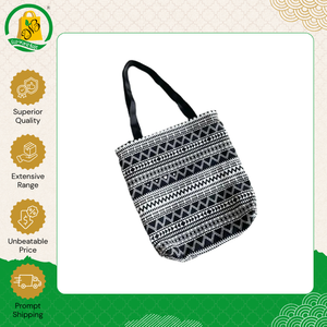 Sac à main en toile de coton biodégradable écologique, sans azo, imprimé, décontracté, à double poignée, en promotion à bas prix - Product Image 2