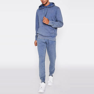 Conjunto de Sudadera con Capucha y Pantalones Deportivos Personalizados, Estilo Acid Wash, para Hombre y Mujer - Product Image 3