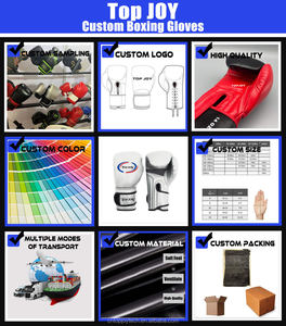 ถุงมือชกมวยหนังแท้แบบมืออาชีพ ปรับแต่งได้ ระบายอากาศได้ดี กันน้ำ เหมาะสำหรับการฝึกซ้อม - Product Image 2