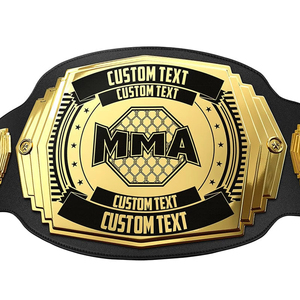 เข็มขัดแชมป์มวยปล้ำดีไซน์ปี 2026 คุณภาพดีที่สุด ราคาถูก ขายส่ง แผ่นโลหะหนัก - Product Image 5