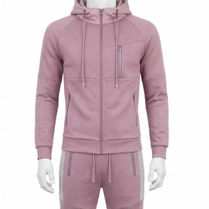 <b>Top</b> Trending Hooded Zip Up Tracksuit for Men Custom Logo High Quality Breathable 100% Cotton <b>Low</b> Price Factory Direct Sale - Product Image 4