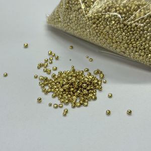 Aleación Maestra Industrial Avanzada de Plata 60% en Forma de Grano para Fundición de Joyería de Aleación de Oro Amarillo de 18K de HK-M7115 1KG/Bolsa - Product Image 1