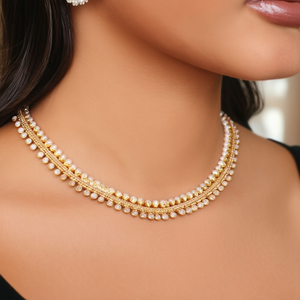 Gold Plated Alloy Rhinestone Waist Chain-Classic Trendy Body Jewelry for Adults - Product Image 3