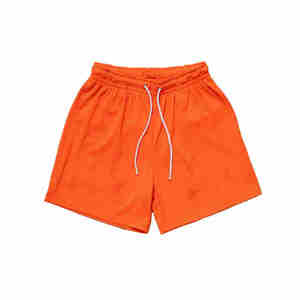 Shorts de sport personnalisés pour hommes en mesh – Taille mi-haute avec cordon de serrage, logo avant, confortables et légers - Product Image 1