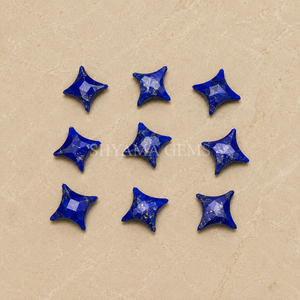 Cuentas de Piedra Preciosa de Lapislázuli de 15 mm, Forma de Estrella Ninja, Cuentas Sueltas Geométricas para Hacer Joyas, Abalorios para Manualidades - Product Image 4