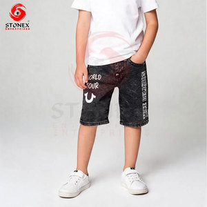 Men's Distressed Snow Wash Denim Shorts Mid Waist Ripped Cotton Streetwear Summer Casual Shorts - Product Image 4
