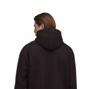 Customized <b>Men</b>’s Wide Boxy Hoodie Raised Neck Hood Front <b>Pouch</b> Pocket Relaxed Urban Pullover Sweatshirt Supplier - Product Image 4