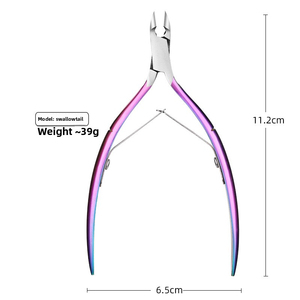 Coupe-ongles en acier inoxydable sur mesure, coloré, pour cuticules, outil de suppression des cuticules le plus vendu pour les doigts - Product Image 2
